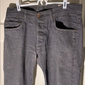 Rag & Bone 34x34 Slim Leg Grey Jeans